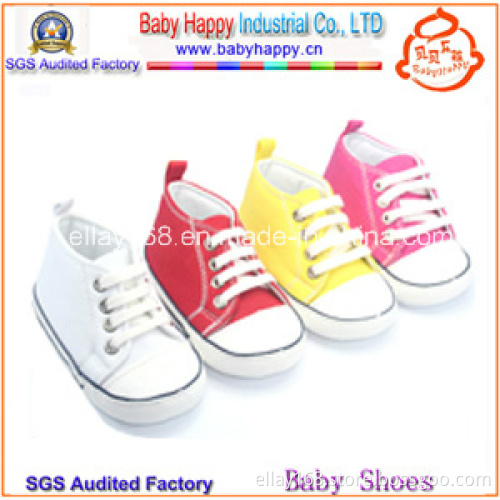 Fashion Pre-Walkers Canvas Fabric Baby Footwear Import From China